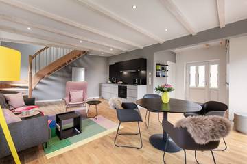 Ferienwohnung für 3 Personen, mit Ausblick und Garten in Büsum