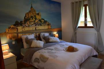 Location de vacances pour 11 personnes, avec jardin, adapté aux familles à Saint-Jean-le-Thomas