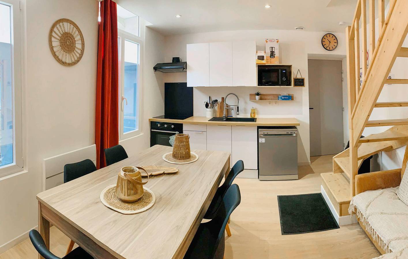 Ganze Ferienwohnung, Geräumige 70 m² große Wohnung in der Nähe des Stadtzentrums von Gravelines mit kostenlosem WLAN in Grand-Fort-Philippe, Dünkirchen und Umgebung