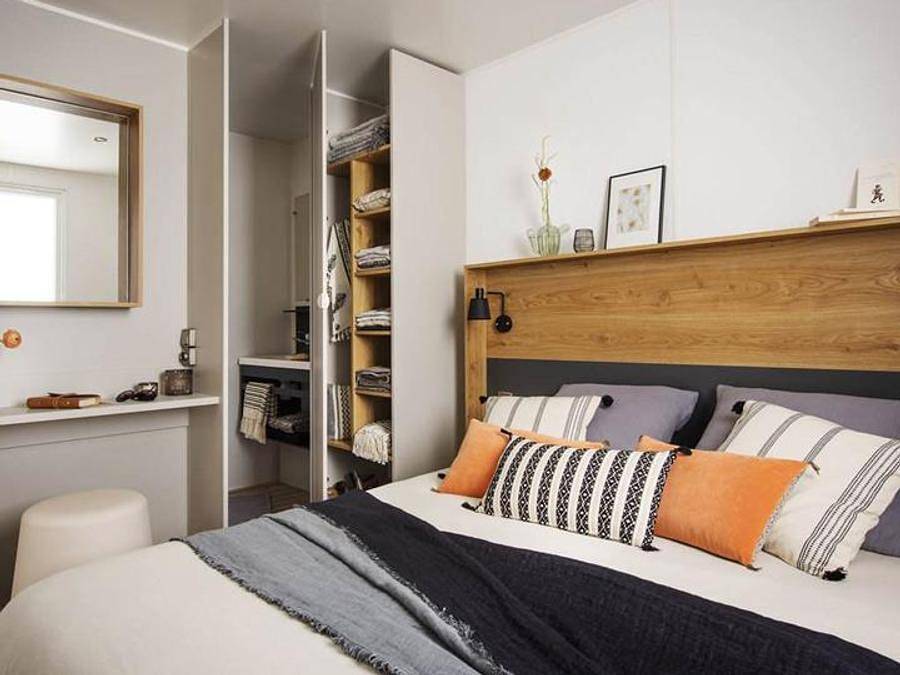 Flower Camping Le Rochelongue - Mobile home 4 persons - Mobile home Premium Plus 32m²-2 bedrooms - 2Sdb+Tv+Clim+Draps+Towels+Beds made+Final cleaning incl 4 pers in Cap d'Agde, Agde