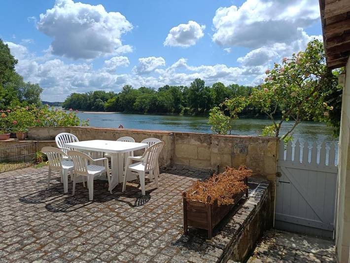 Location de vacances pour 6 personnes, avec jardin et vue à Chouzé-sur-Loire
