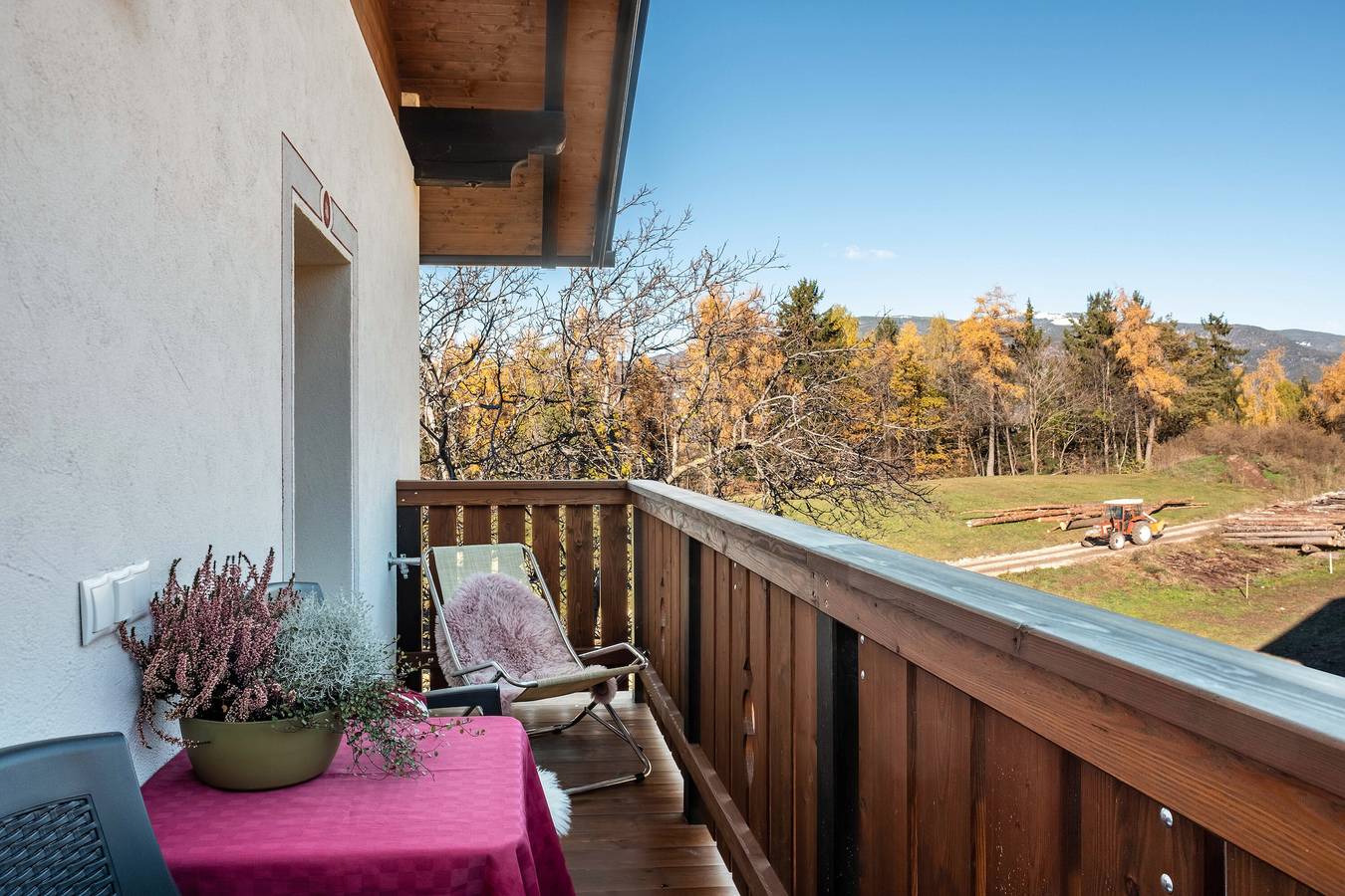 Ganze Wohnung, Charmante Ferienwohnung "Santnerblick Gfliererhof" mit Bergblick & Balkon in St. Anton (Völs am Schlern), Völs am Schlern