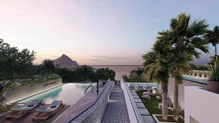Chambre d’hôte pour 3 personnes, avec jardin ainsi que terrasse et piscine à Agios Nikolaos