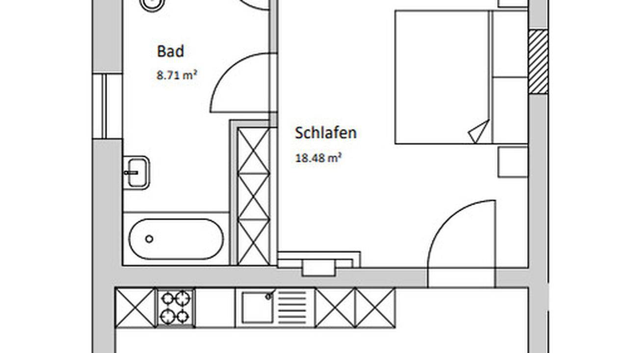 Ganze Ferienwohnung, Ferienwohnung für 2 Personen (56 m²) in Xanten in Xanten, Niederrhein