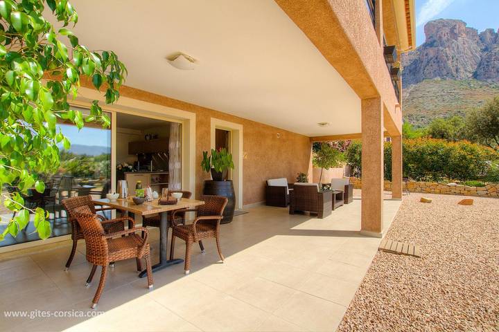 Gîte für 4 Personen, mit Terrasse und Garten sowie Ausblick in Afa