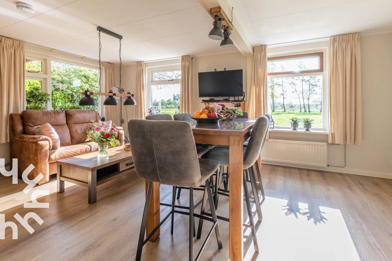 Zes persoons vakantiehuis met sauna en bubbelbad op de Veluwe. in Epe, Veluwe