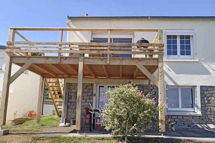 Appartement de vacances pour 3 personnes, avec jardin et terrasse