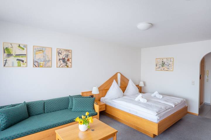 Hel enrumslägenhet, Studio Apartment 'Schneckenhalde' with Mountain View, Balcony and Wi-Fi in Bad Säckingen, Südschwarzwald