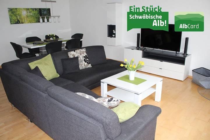 Ferienwohnung für 6 Personen, mit Terrasse und Garten in Sonnenbühl
