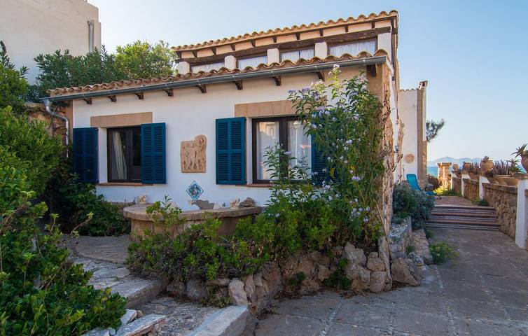 Apartment mit Meerblick, Terrasse und AC, 1,5 km vom Strand entfernt in Colònia de Sant Pere, Artà