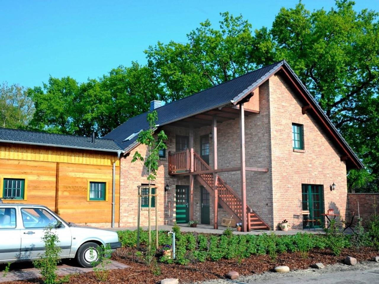 Ganze Ferienwohnung, Kastanienhof - Fewo Malinka, Schlafr., Wohnr., Küche, Du/Wc in Burg (Spreewald), Lausitz