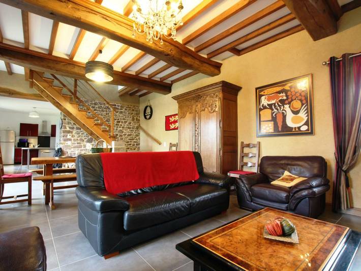 Gîte pour 8 personnes, avec jardin, animaux acceptés à Saint-Denis-le-Vêtu - 2