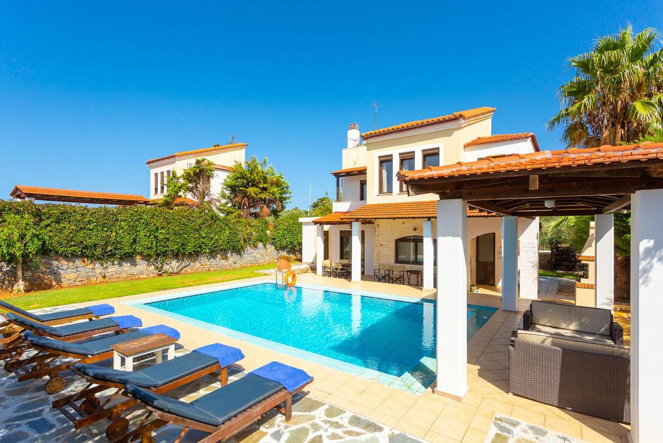 Villa für 7 Personen mit Meerblick in Kefalas, Vamos