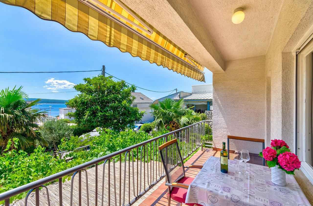 Ganze Ferienwohnung, Ferienwohnung mit Balkon und Meerblick  in Crikvenica, Primorje-Gorski Kotar