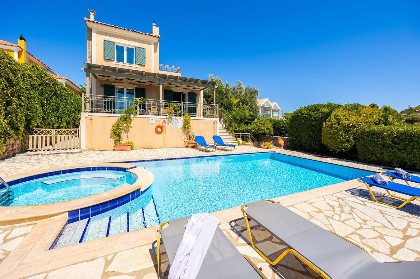 Villa für 6 Personen mit Whirlpool in Argostoli, Kefalonia