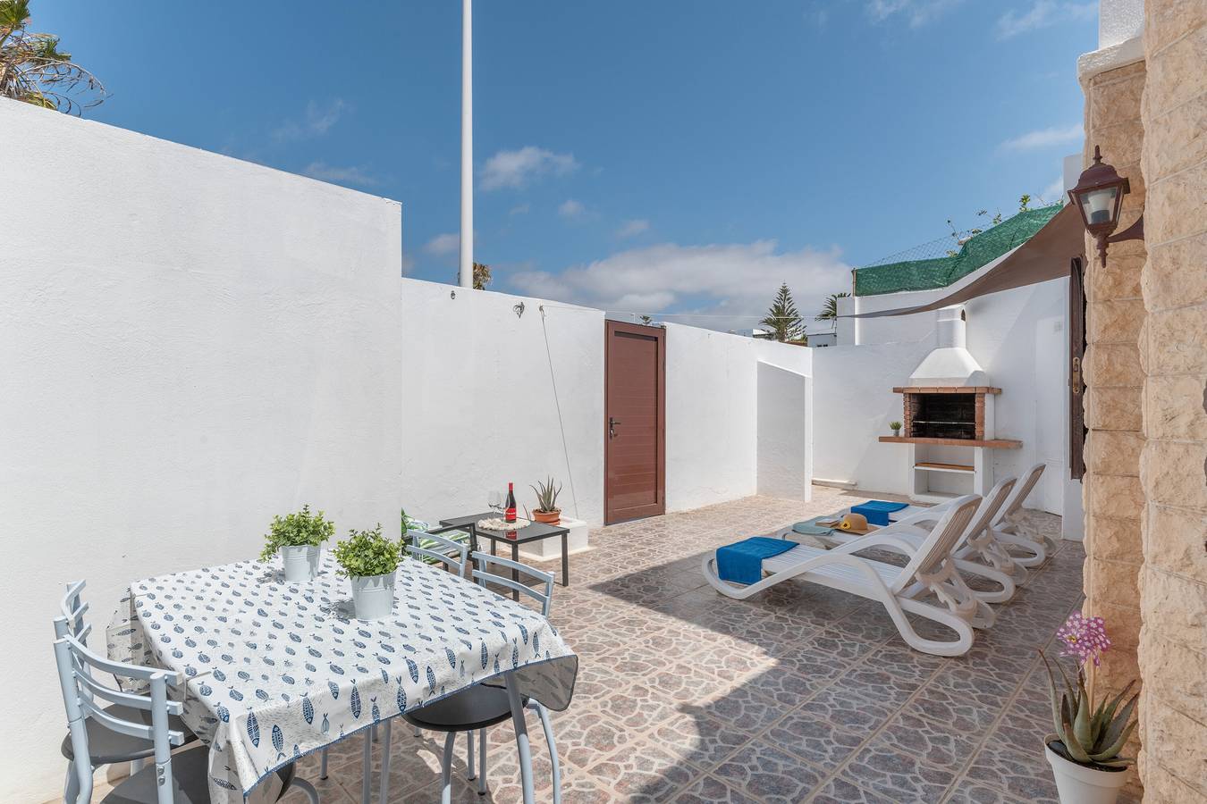 Casa de vacaciones 'Rosalia' con vistas al mar, terraza privada y Wi-Fi in Guime, San Bartolomé