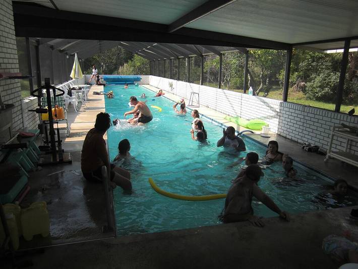 Campingvogn for 5 personer, med have og pool i Florida