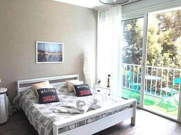 Chambre d’hôte pour 2 personnes, avec jardin ainsi que vue et terrasse à la La Ciotat