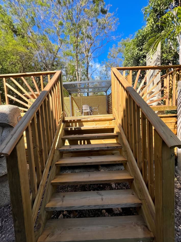 Appartement entier, Appartement avec vue jardin à Deshaies 80 m² avec piscine in Deshaies, Guadeloupe