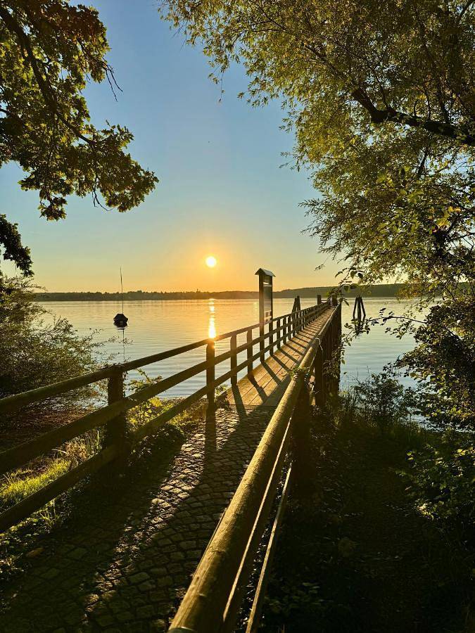 Vakantiewoning voor 4 personen, with uitzicht and tuin as well as uitzicht op het meer aan de Ammersee