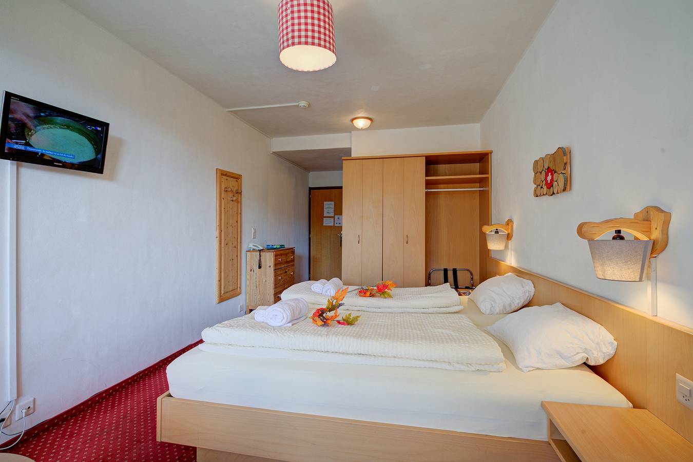 Hotel Relais Alpin Twin Room Ski In-Out 9 in Les Mosses, Ormont-Dessous