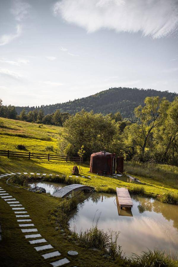 Krzywe Pearl Chalets in Bieszczady