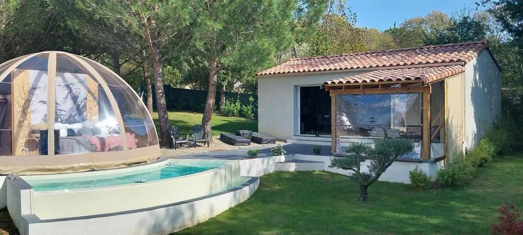 Gîte pour 2 personnes, avec jardin et vue ainsi que piscine et sauna à Malves-en-Minervois - 2