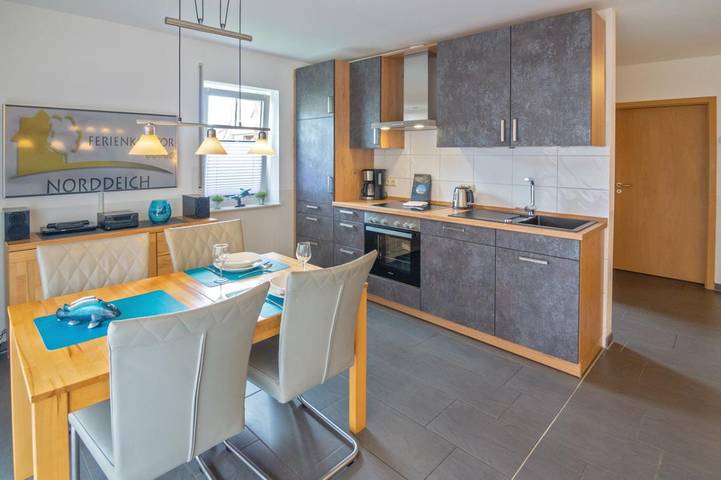 Ferienwohnung für 3 Personen, mit Terrasse in Norddeich