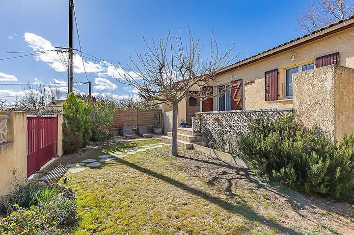 Maison de vacances pour 4 personnes, avec jardin à Sérignan