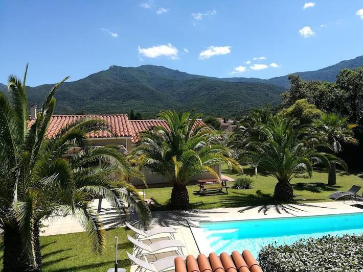 Villa pour 7 personnes, avec piscine ainsi que vue et jardin