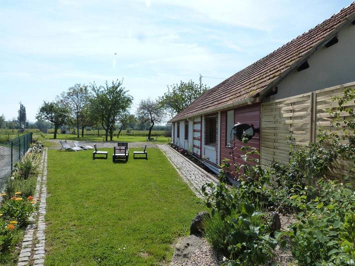 Location de vacances pour 6 personnes, avec vue et jardin, animaux acceptés dans Berville-sur-Seine