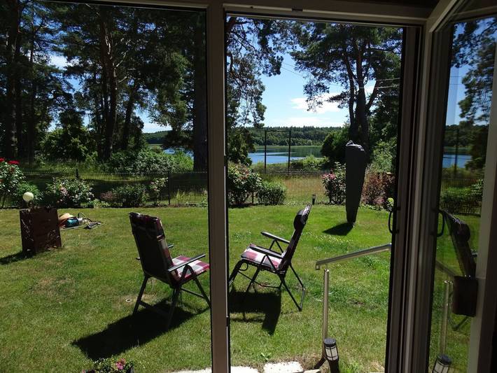 Ferienwohnung für 4 Personen, mit Garten und Seeblick in Mecklenburg-Strelitz