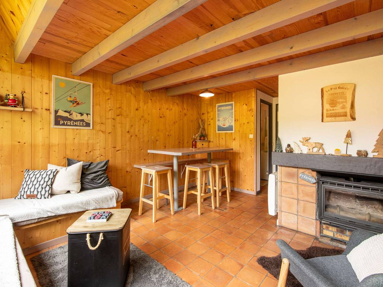 Apartamento entero, Apartamento acogedor para 4 personas con vistas, cocina equipada y actividades en montaña in Gourette, Eaux-Bonnes