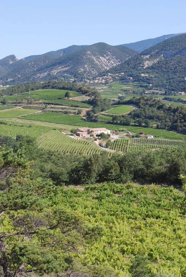 Location de vacances pour 4 personnes, avec jardin et vue à Venterol - 3