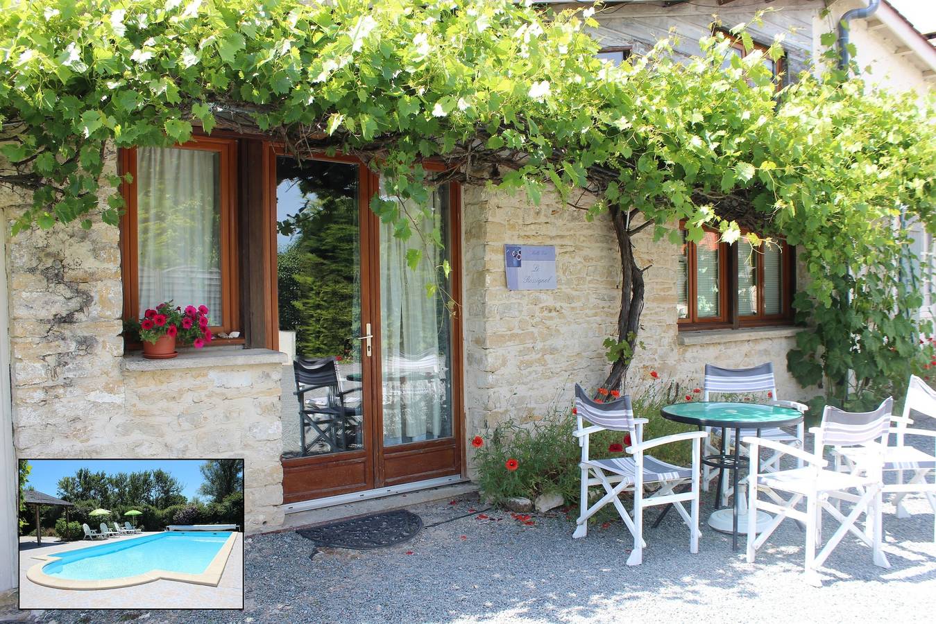 Casa vacacional 'Le Rossignol' con piscina compartida, jardín y Wi-Fi in Puyravault (Vendée), Fontenay-le-Comte