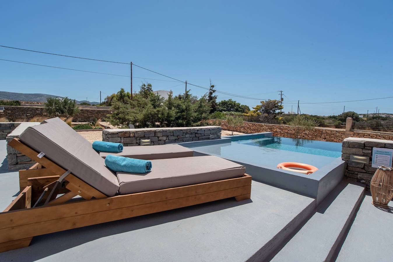 Villa 'Blue Bell Resort Sunrise' with Sea View, Wi-Fi and Air Conditioning in Paros