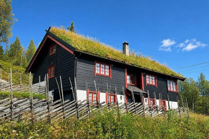 Blockhütte für 11 Personen, mit Garten und Sauna