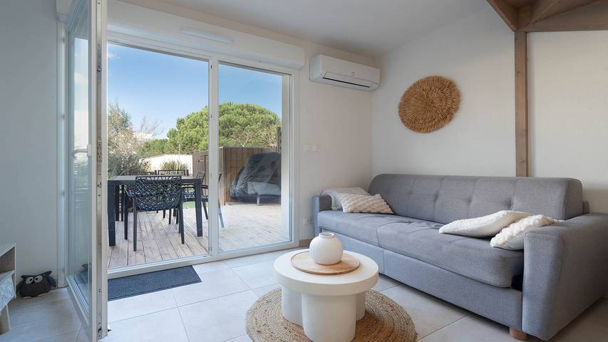Ferienhaus für 4 Personen, mit Terrasse und Garten in Sérignan