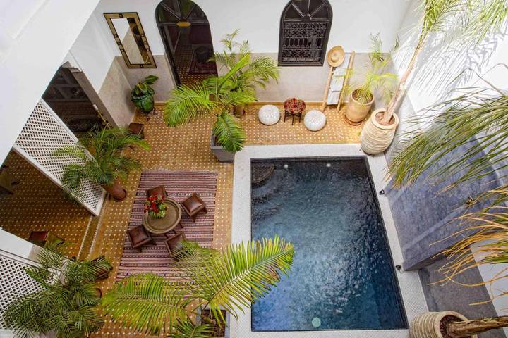 Maison d’hôte pour 2 personnes, avec piscine et terrasse au Maroc