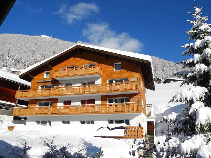 Ferienwohnung für 2 Personen, mit Balkon und Terrasse in Saas-Fee
