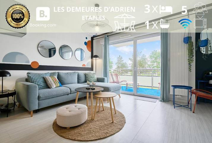 Appartement de vacances pour 5 personnes, avec vue et terrasse