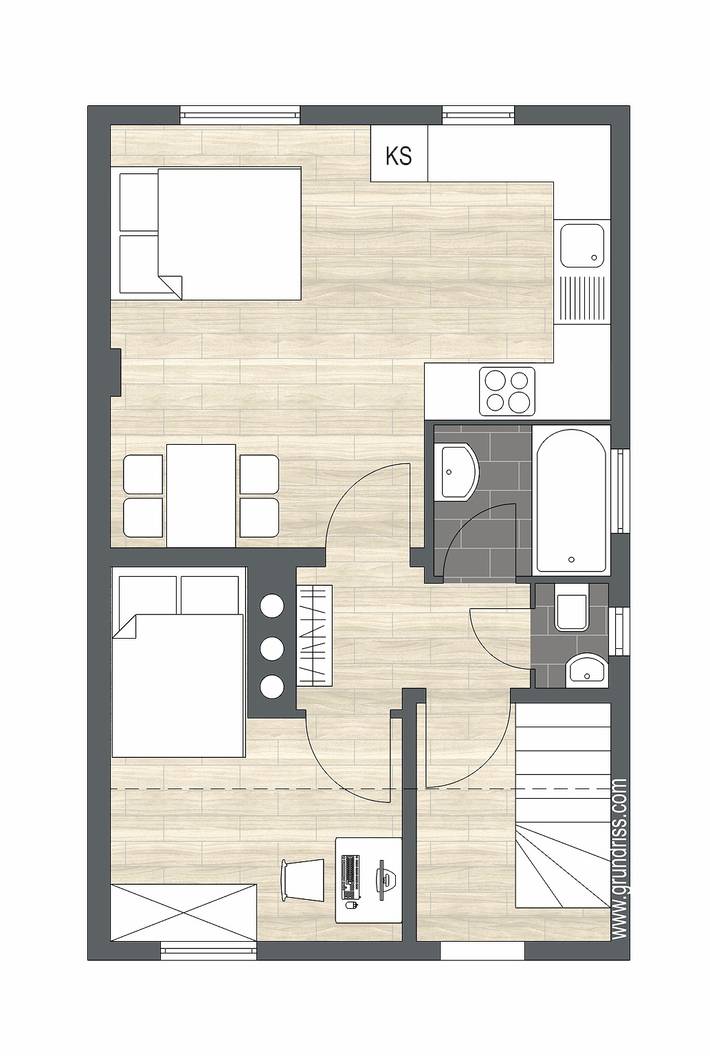 Ferienwohnung für 4 Personen in Marburg - 3