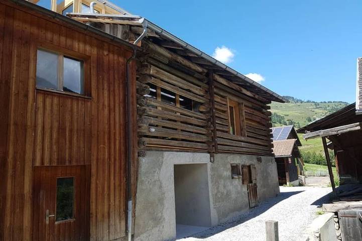 Ferienwohnung für 6 Personen, mit Balkon in Muntogna da Schons