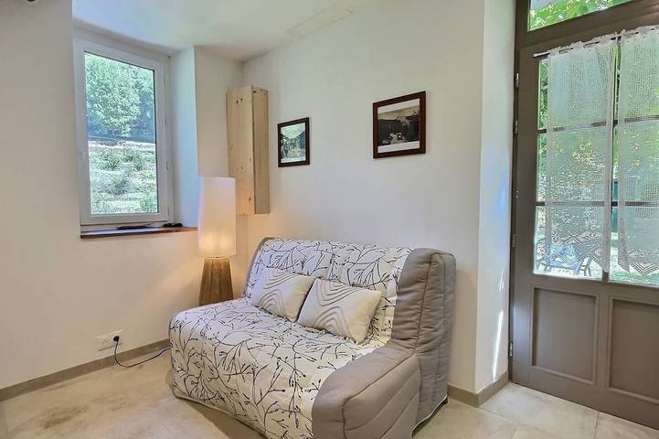 Maison de vacances pour 3 personnes, avec jardin