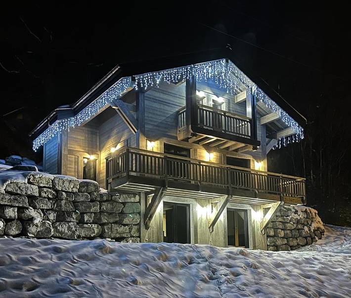 Chalet pour 11 personnes, avec terrasse et vue