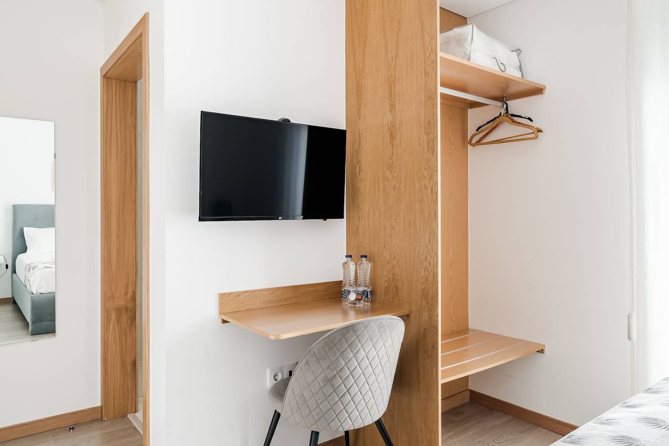 Zimmer 'Quarto 1' mit Gemeinschaftsgarten, Wlan und Klimaanlage in Braga, Braga Distrikt