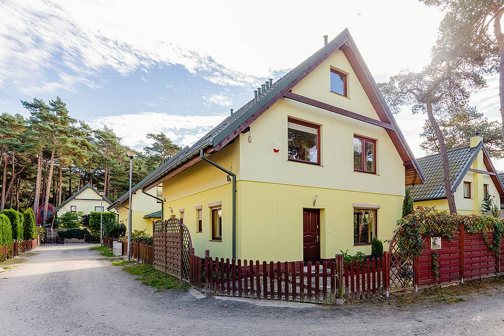 Doppelhaushälfte Porzuczek in Łukęcin, Polnische Ostsee