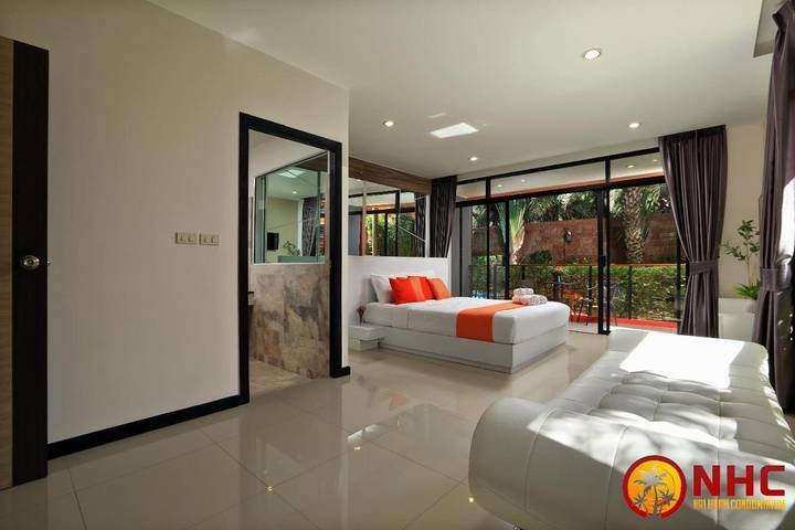 Gîte pour 4 personnes, avec vue et jardin ainsi que bassin pour enfant et piscine dans Rawai Beach - 4