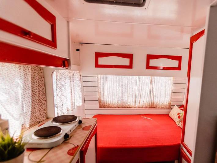 Camping Miramar - Caravane 4 personnes - 04 Rouge in Mont-roig del Camp, Costa Dorada