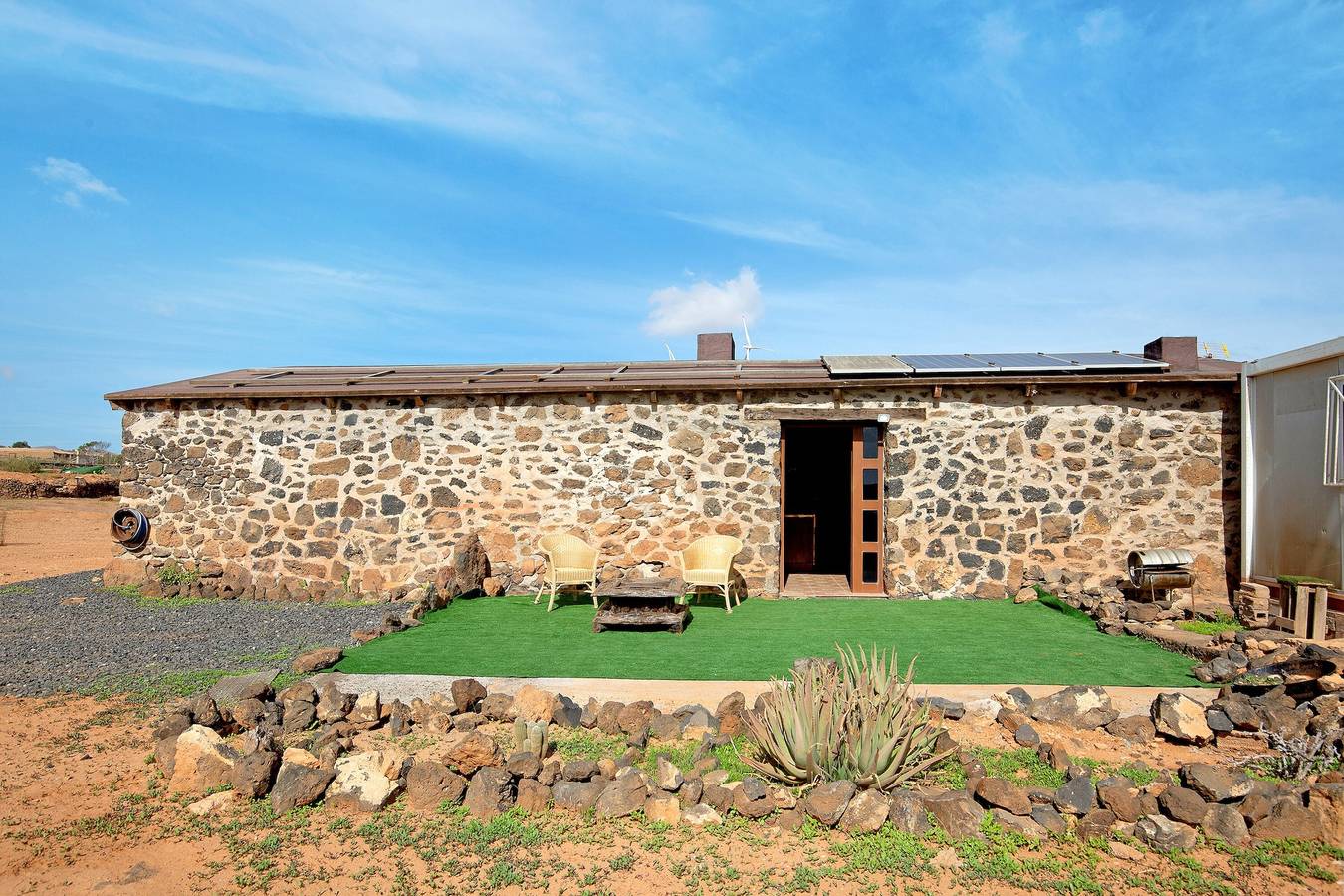 Casa de vacaciones "Casa los Javieles" con vistas a la montaña, jardín y Wi-Fi in Tetir, Fuerteventura